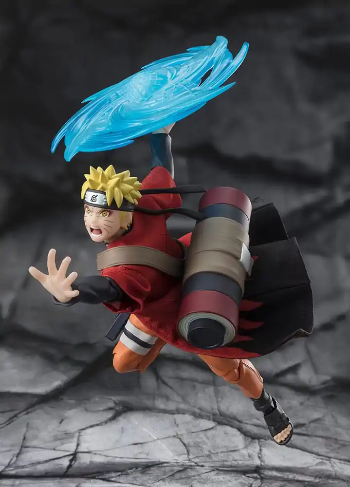 Naruto Shippuden S.H. Figuarts akcijska figura Naruto Uzumaki (Sage Mode) - Savior of Konoha 15 cm fotografija proizvoda