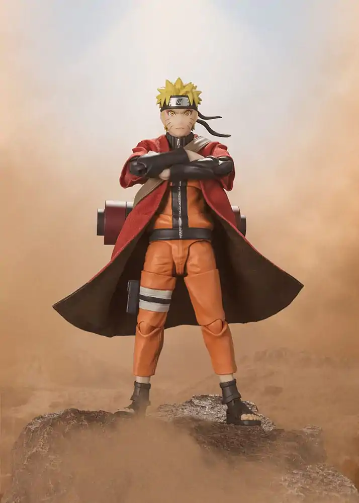 Naruto Shippuden S.H. Figuarts akcijska figura Naruto Uzumaki (Sage Mode) - Savior of Konoha 15 cm fotografija proizvoda