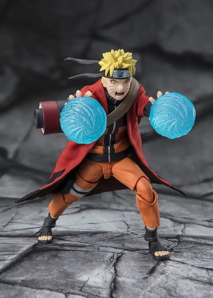 Naruto Shippuden S.H. Figuarts akcijska figura Naruto Uzumaki (Sage Mode) - Savior of Konoha 15 cm fotografija proizvoda