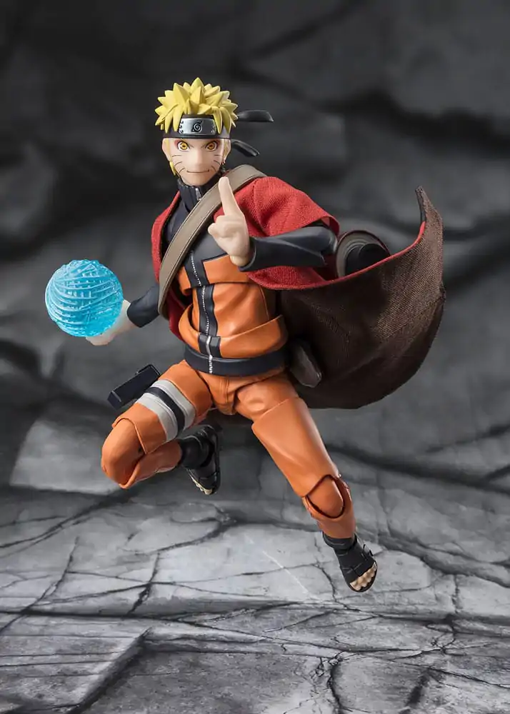 Naruto Shippuden S.H. Figuarts akcijska figura Naruto Uzumaki (Sage Mode) - Savior of Konoha 15 cm fotografija proizvoda