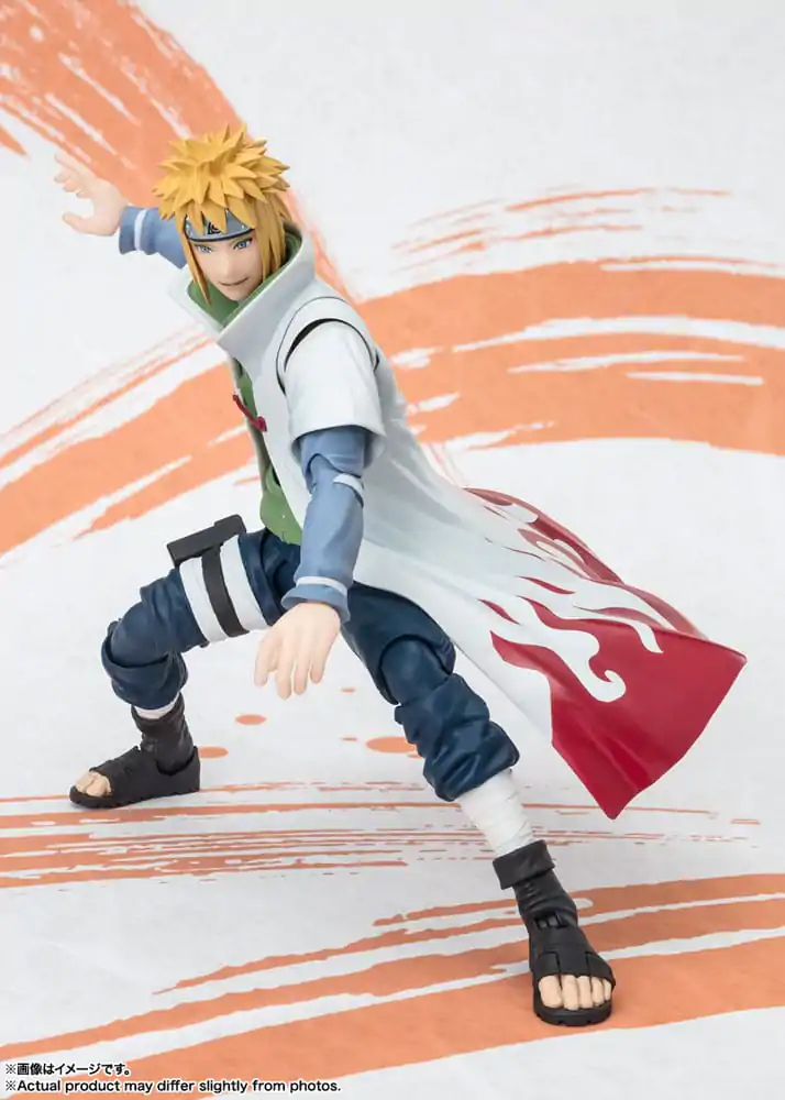 Naruto Shippuden S.H.Figuarts akcijska figura Minato Namikaze NarutoP99 Edition 16 cm fotografija proizvoda