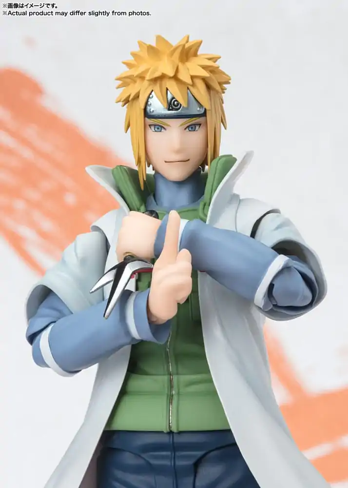 Naruto Shippuden S.H.Figuarts akcijska figura Minato Namikaze NarutoP99 Edition 16 cm fotografija proizvoda