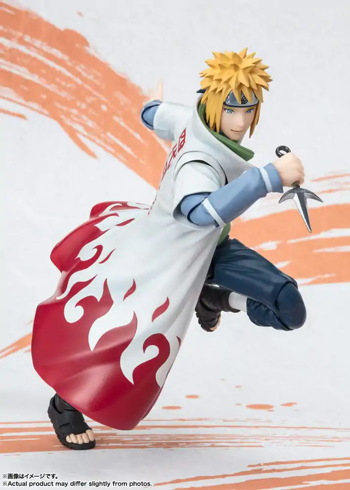 Naruto Shippuden S.H.Figuarts akcijska figura Minato Namikaze NarutoP99 Edition 16 cm fotografija proizvoda