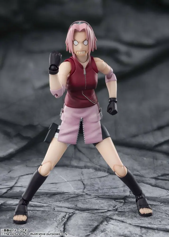 Naruto Shippuden S.H. Figuarts akcijska figura Sakura Haruno -Inheritor of Tsunade's indominable will- 14 cm fotografija proizvoda