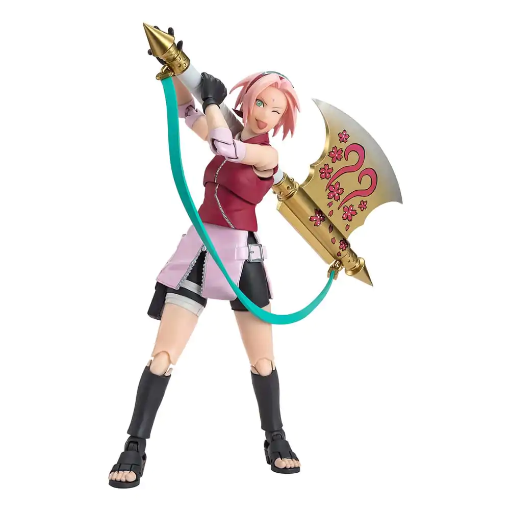 Naruto Shippuden S.H. Figuarts akcijska figura Sakura Haruno Naruto OP99 Edition 14 cm fotografija proizvoda