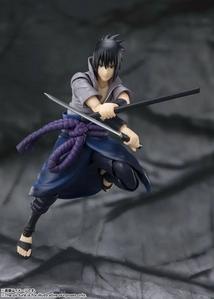 Naruto Shippuden S.H. Figuarts akcijska figura Sasuke Uchiha -He who bears all Hatred- 15 cm fotografija proizvoda