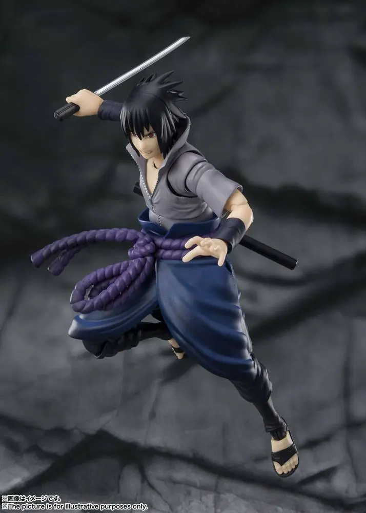 Naruto Shippuden S.H. Figuarts akcijska figura Sasuke Uchiha -He who bears all Hatred- 15 cm fotografija proizvoda