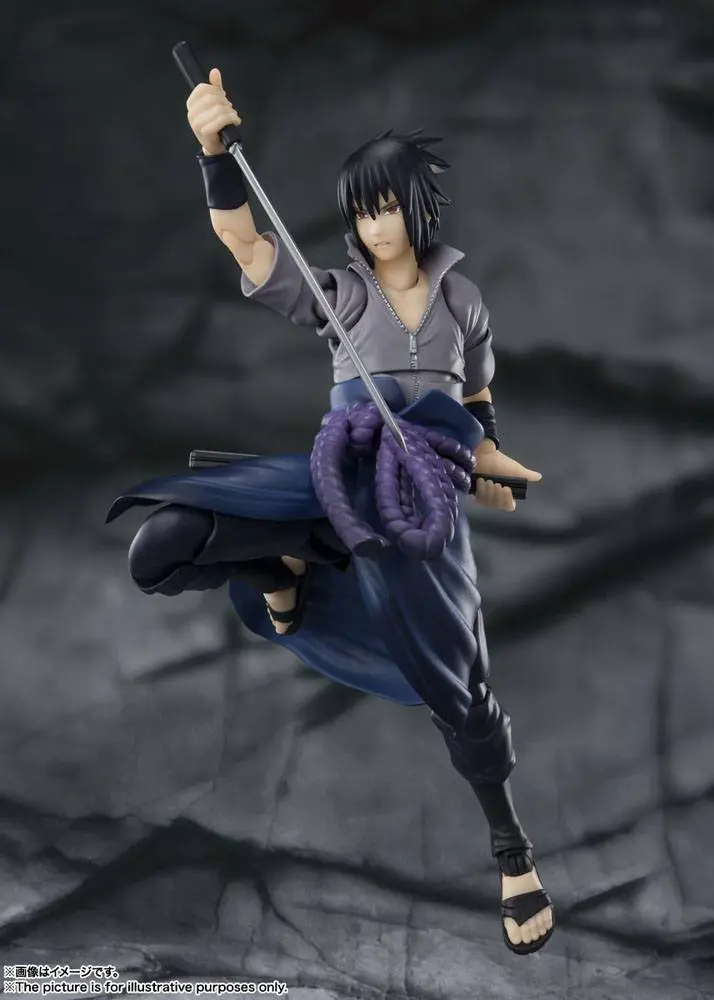 Naruto Shippuden S.H. Figuarts akcijska figura Sasuke Uchiha -He who bears all Hatred- 15 cm fotografija proizvoda