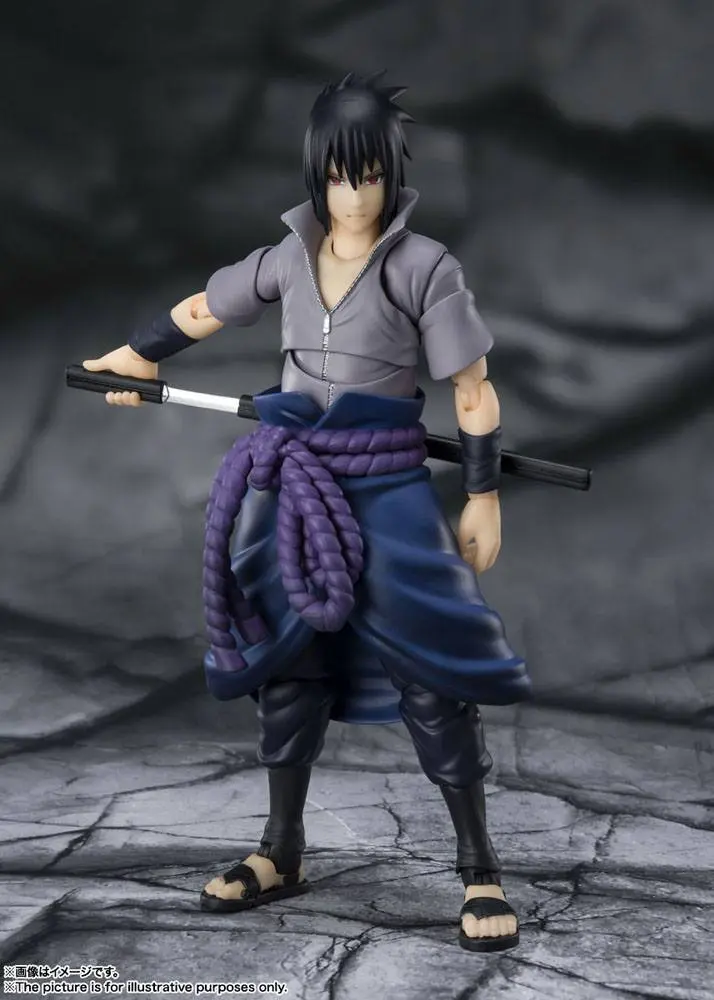 Naruto Shippuden S.H. Figuarts akcijska figura Sasuke Uchiha -He who bears all Hatred- 15 cm fotografija proizvoda