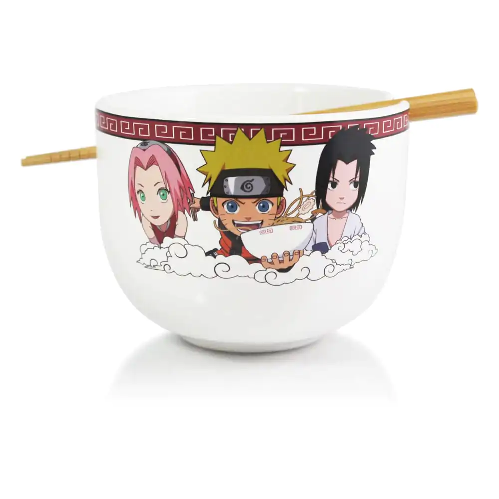 Naruto Shippuden zdjela za ramen s štapićima Team Seven 414 ml fotografija proizvoda