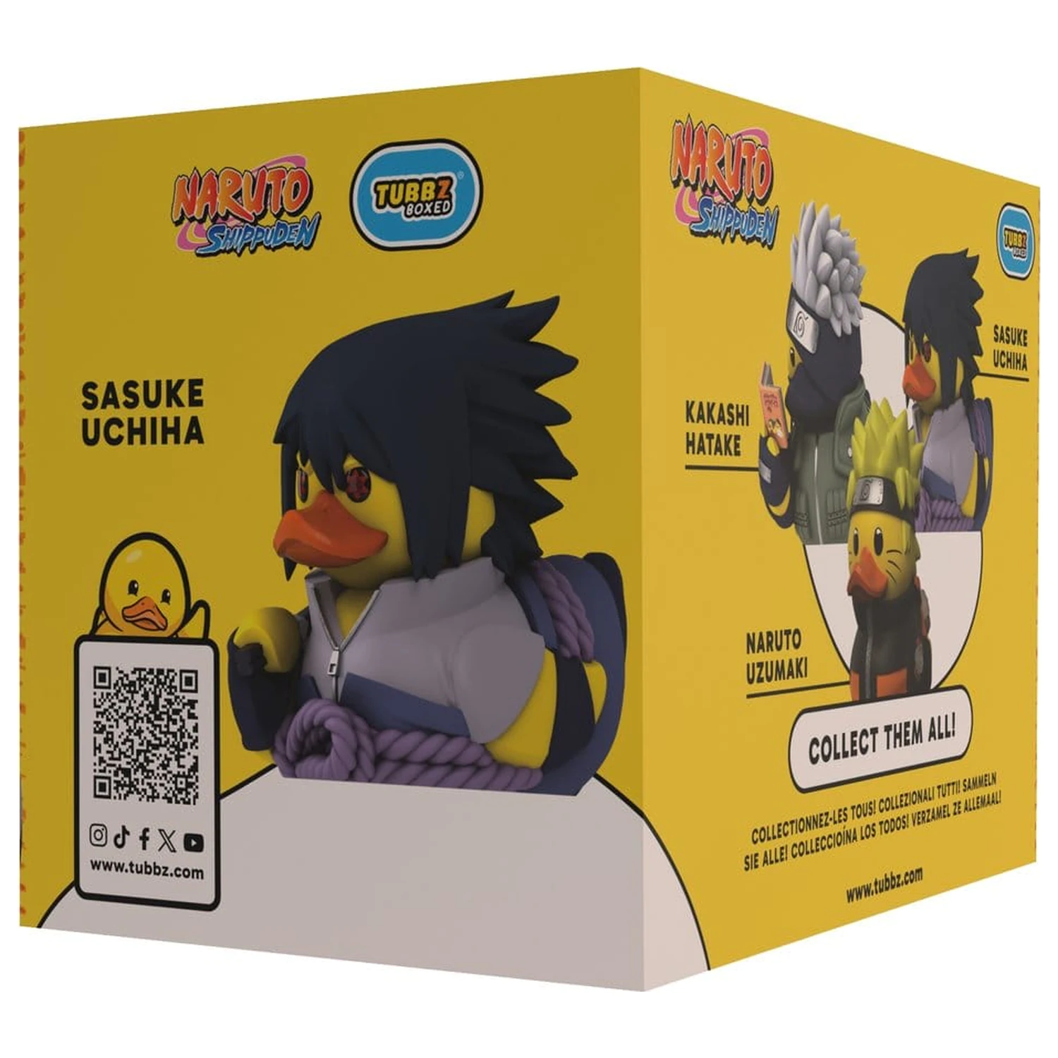 Naruto Shippuden Tubbz PVC figura Sasuke Uchiha Boxed Edition 10 cm fotografija proizvoda