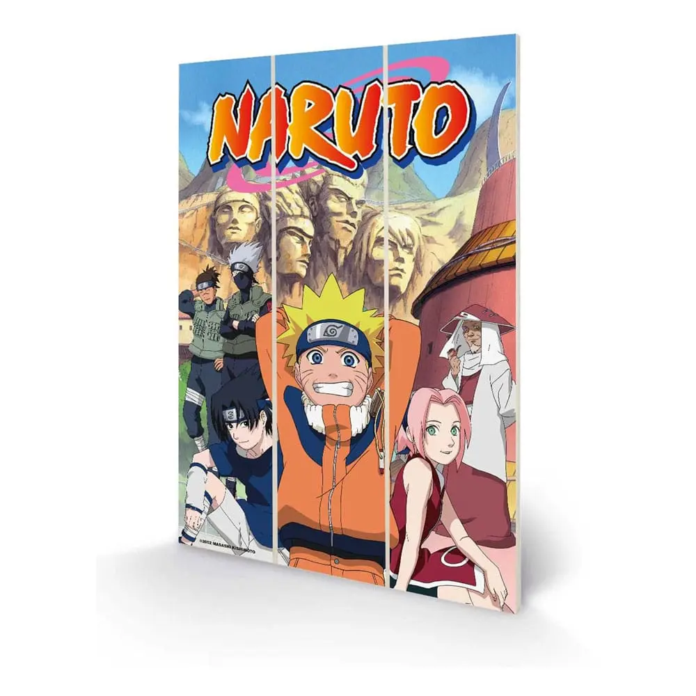 Naruto drvena zidna dekoracija The Hidden Leaf Village 20 x 30 cm fotografija proizvoda