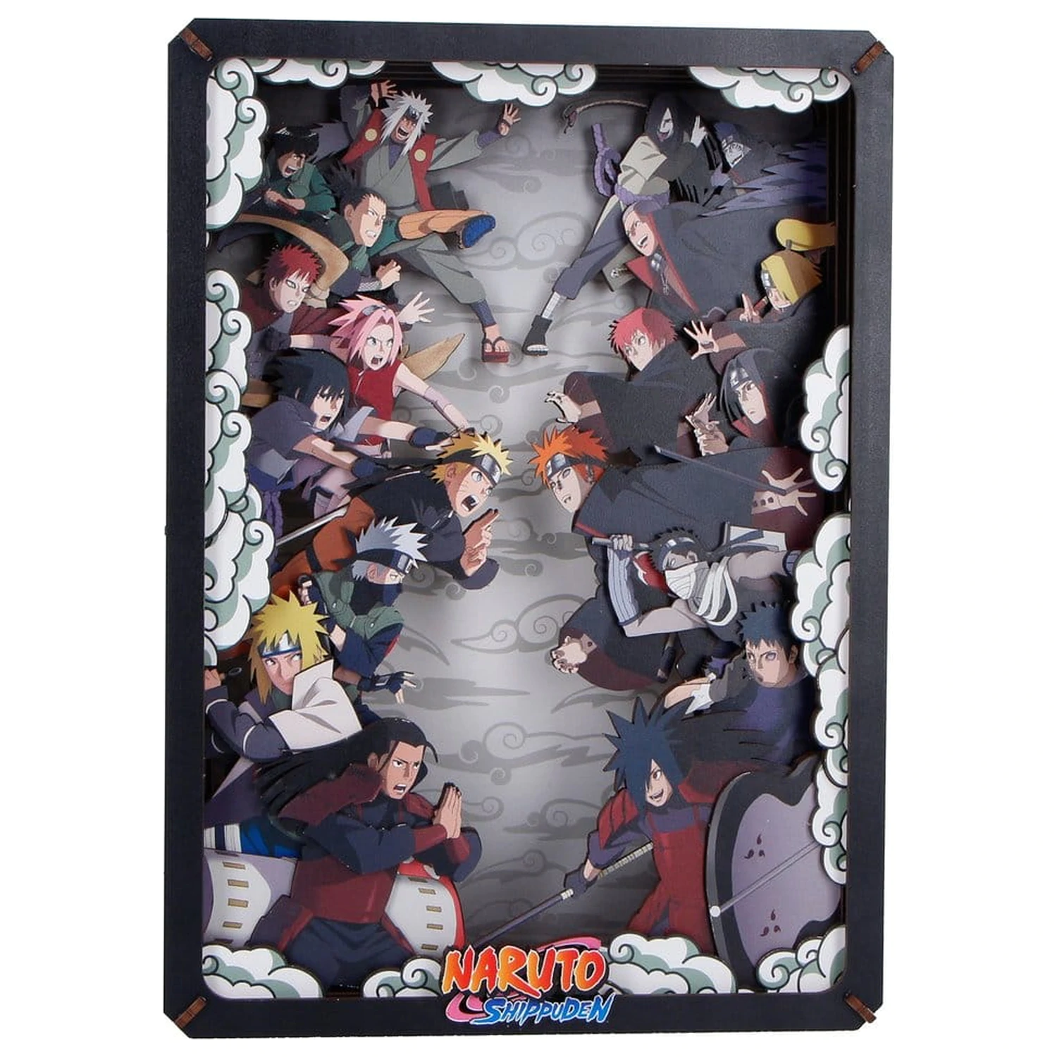 Naruto Set za modeliranje Drveno kazalište Borba (Veliki) 26 cm fotografija proizvoda