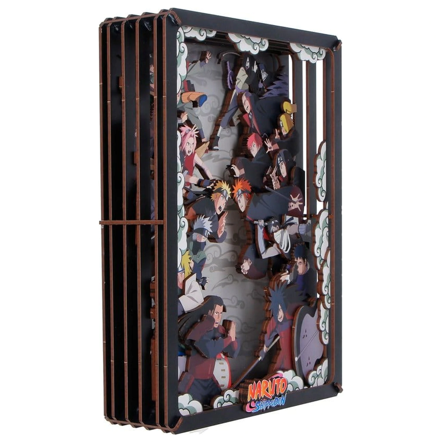 Naruto Set za modeliranje Drveno kazalište Borba (Veliki) 26 cm fotografija proizvoda