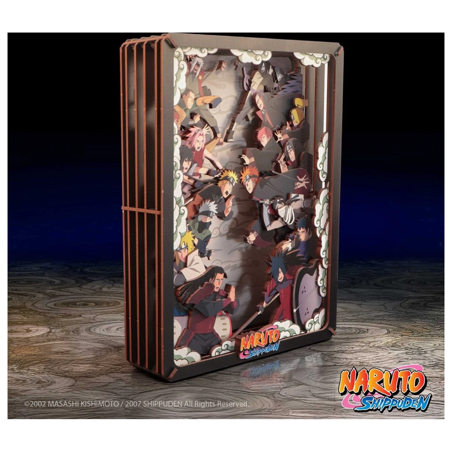 Naruto Set za modeliranje Drveno kazalište Borba (Veliki) 26 cm fotografija proizvoda