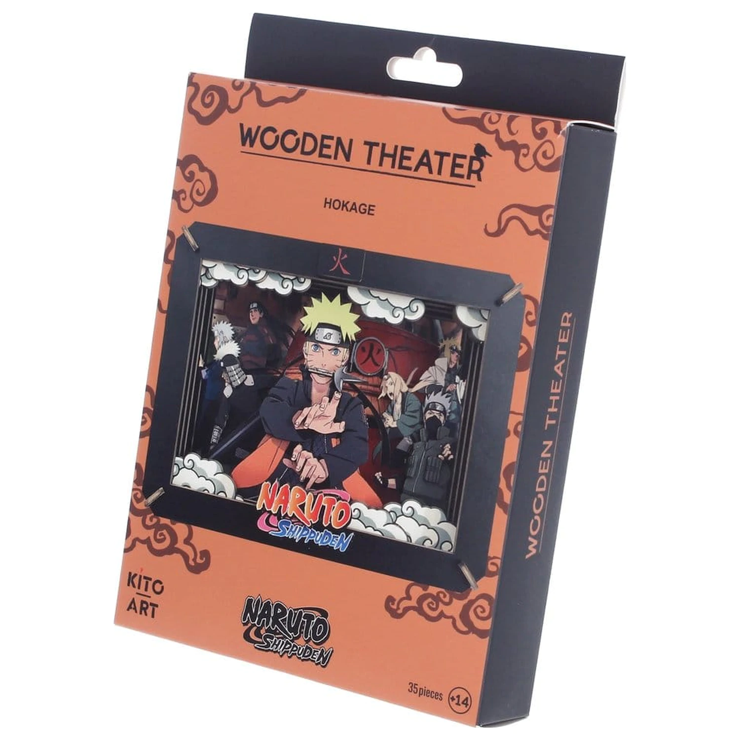 Naruto Model Kit Drveno Kazalište Hokage (srednje) 10 cm fotografija proizvoda