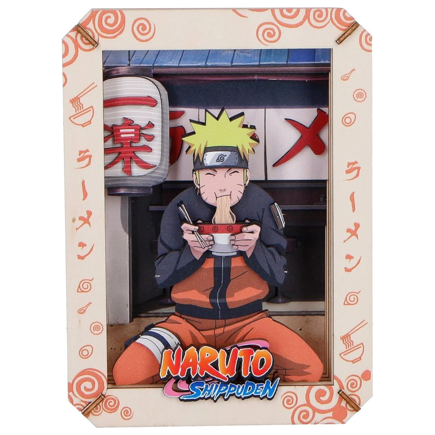 Naruto Model Kit Drveno kazalište Ramen (Srednje) 14 cm fotografija proizvoda