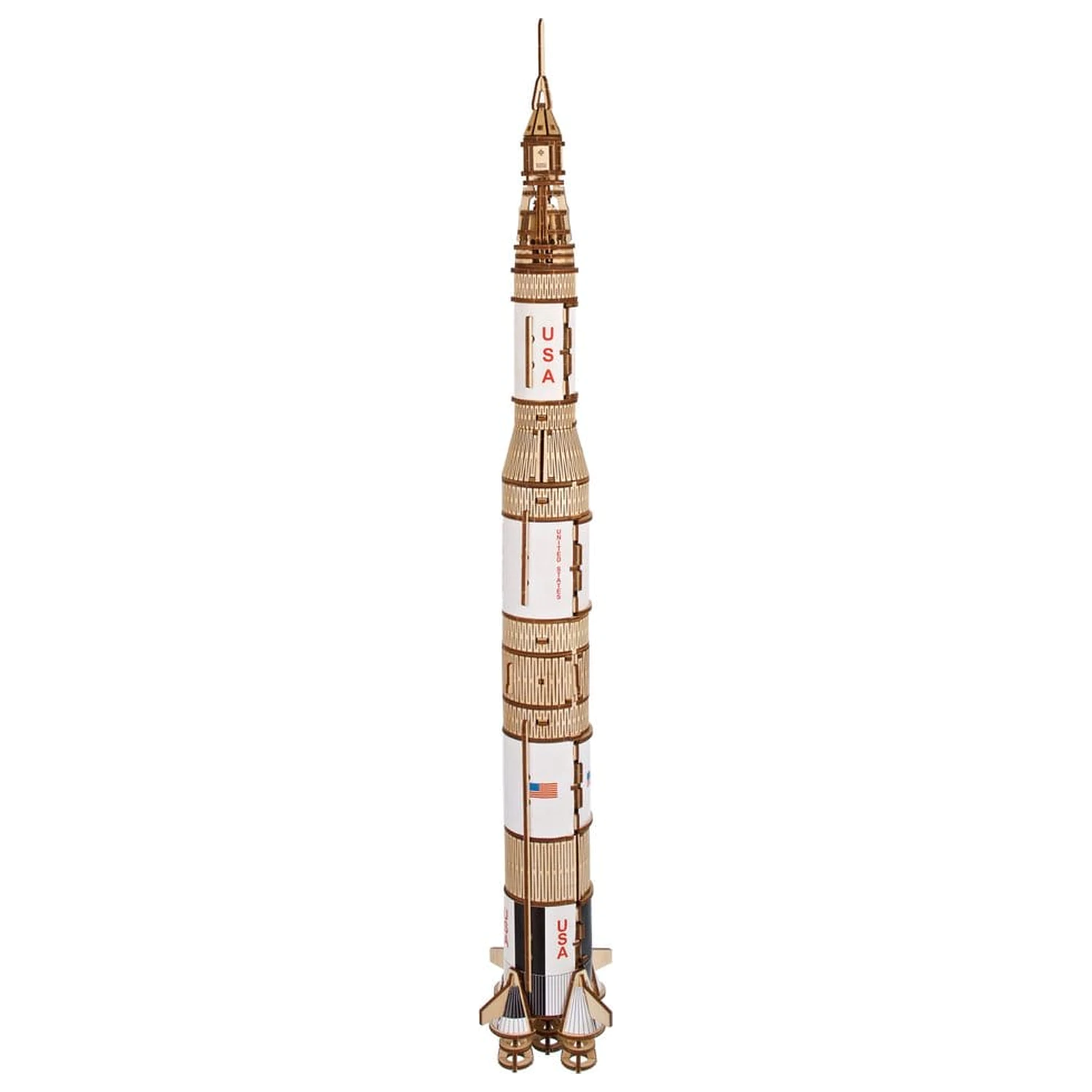 NASA 3D Drvena Slagalica Saturn V fotografija proizvoda
