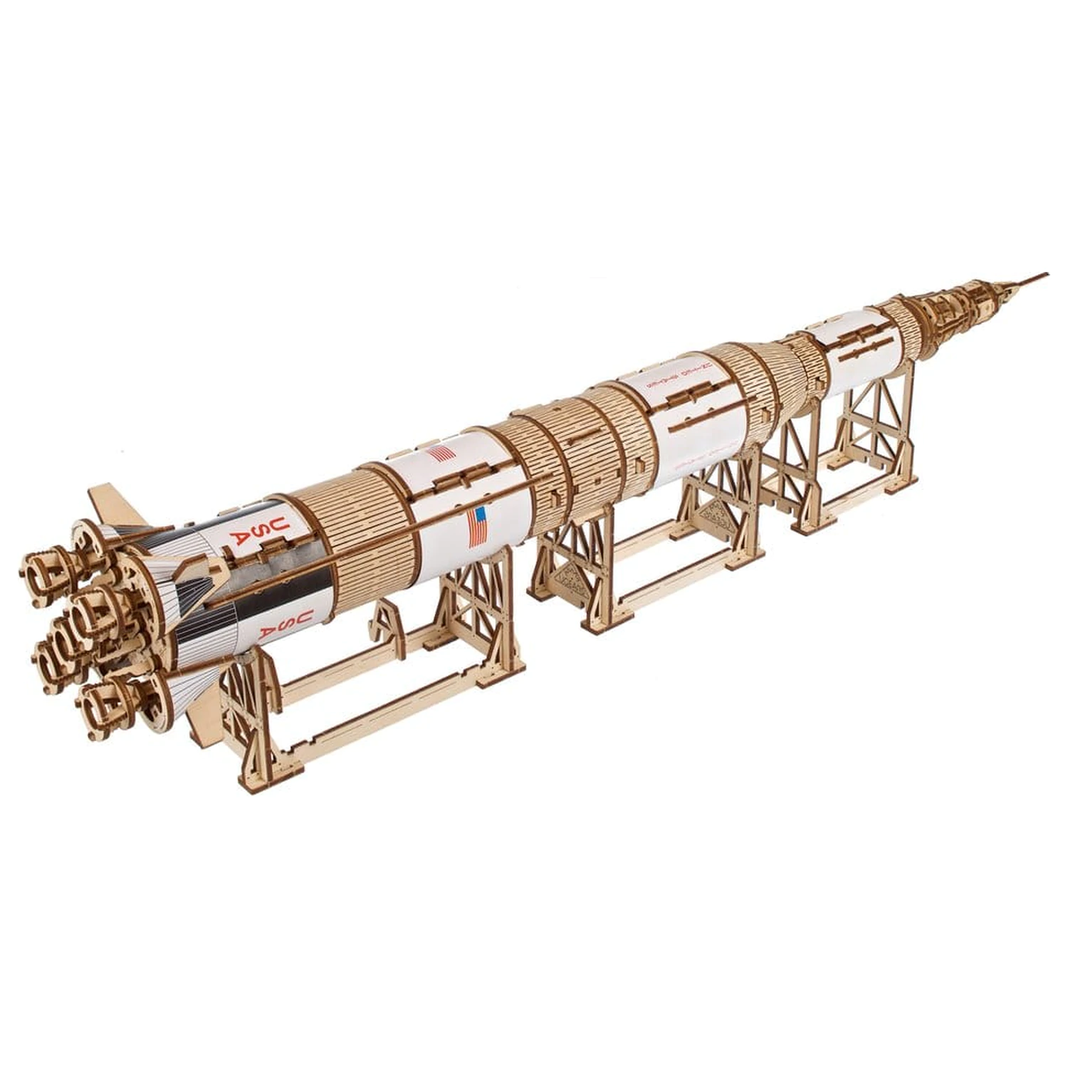 NASA 3D Drvena Slagalica Saturn V fotografija proizvoda