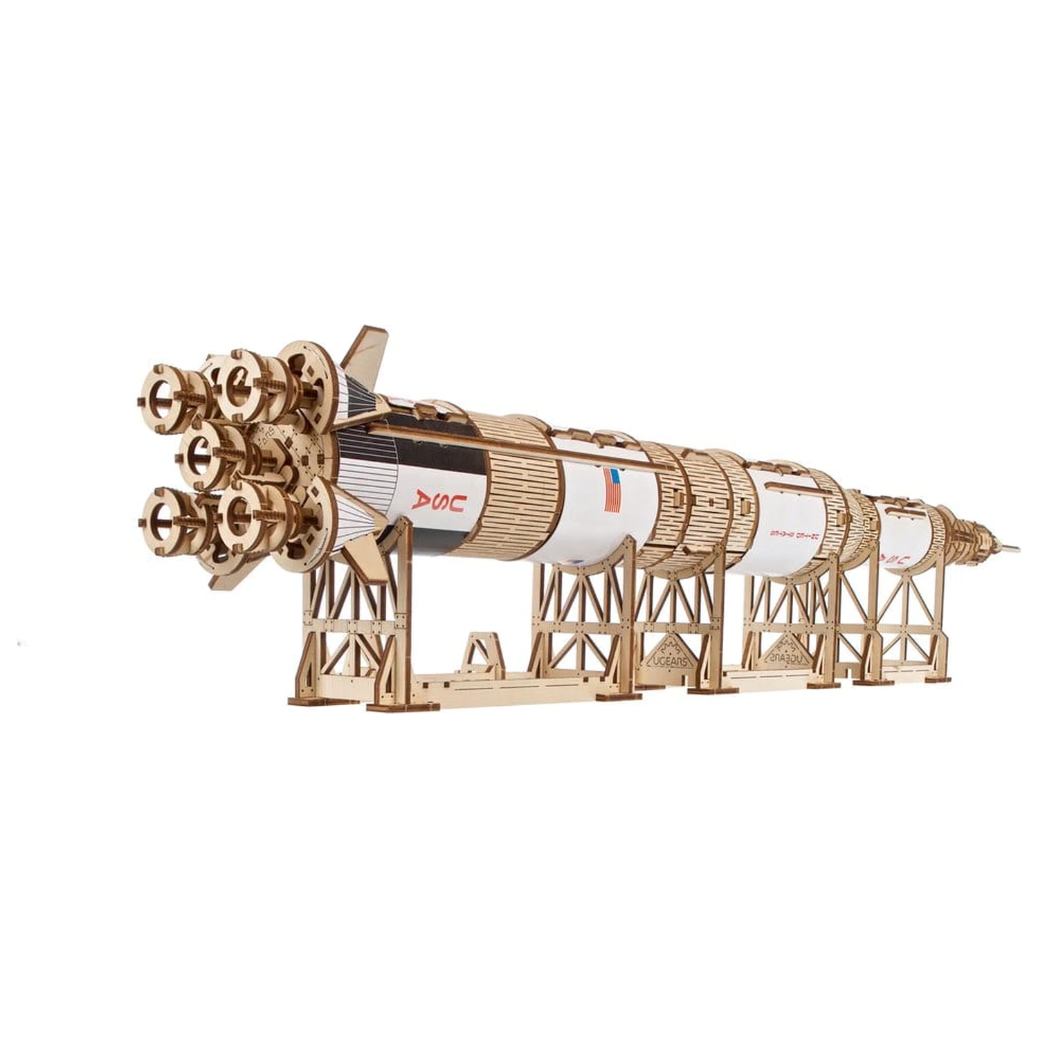 NASA 3D Drvena Slagalica Saturn V fotografija proizvoda