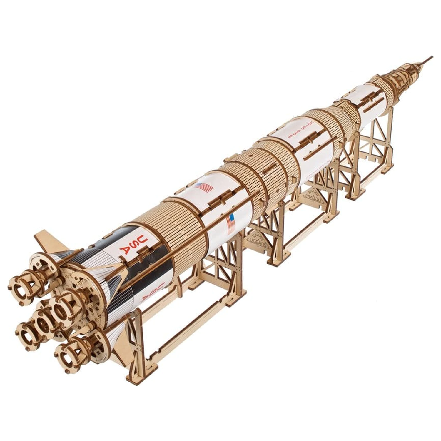 NASA 3D Drvena Slagalica Saturn V fotografija proizvoda