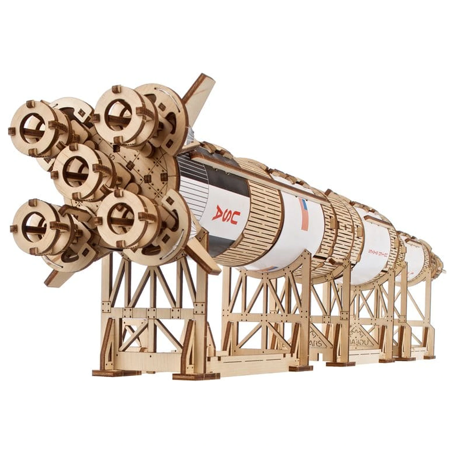 NASA 3D Drvena Slagalica Saturn V fotografija proizvoda