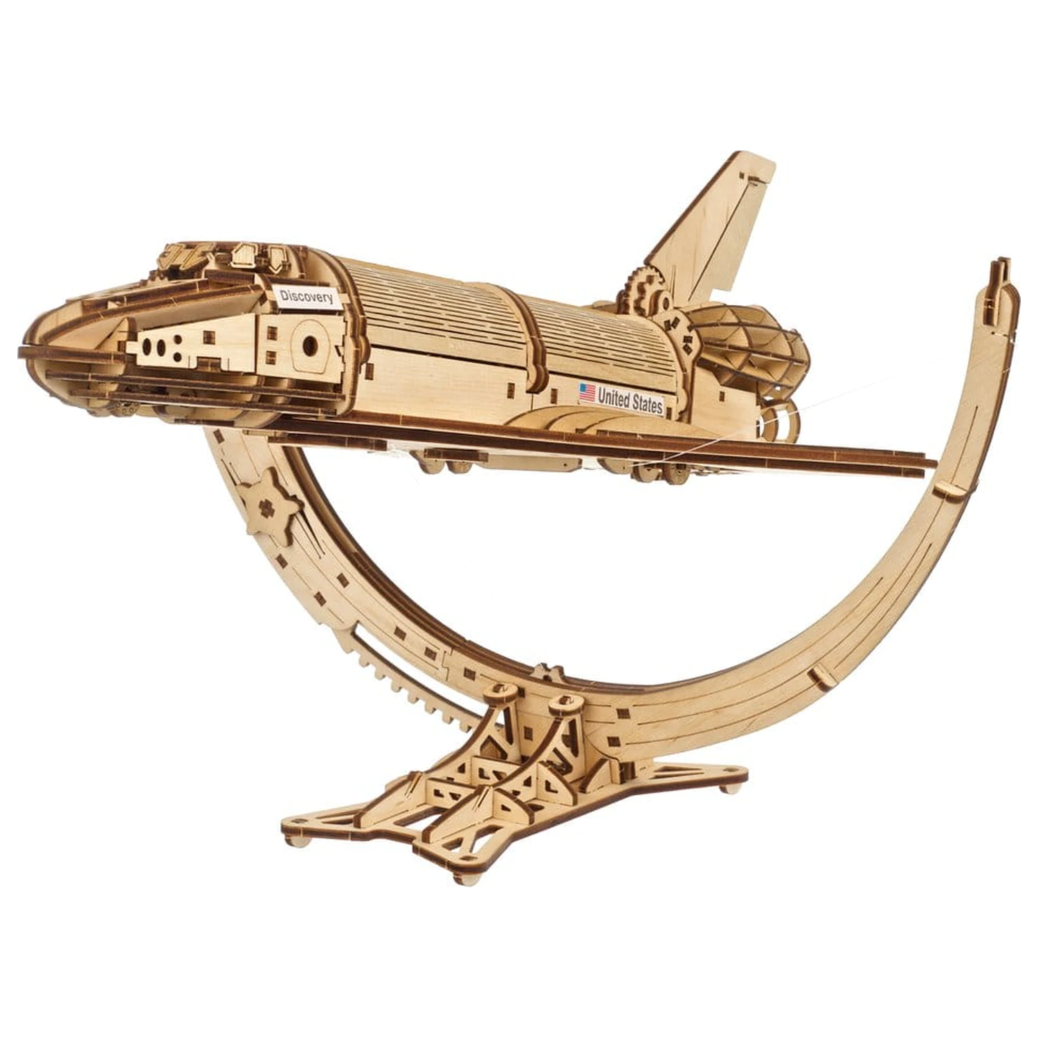 NASA 3D Drvena Slagalica Space Shuttle Discovery fotografija proizvoda