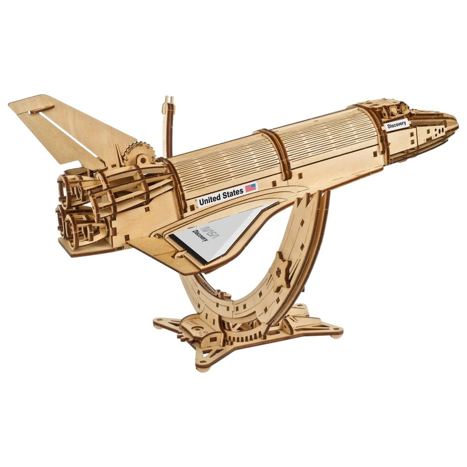 NASA 3D Drvena Slagalica Space Shuttle Discovery fotografija proizvoda