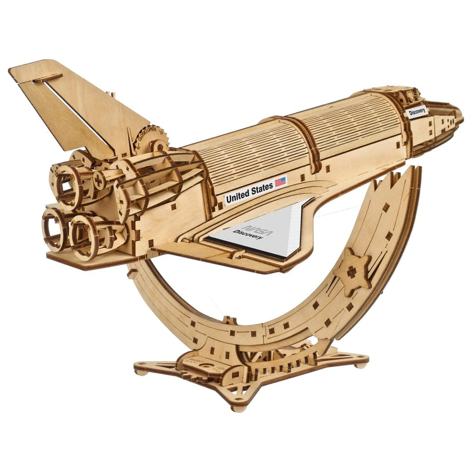 NASA 3D Drvena Slagalica Space Shuttle Discovery fotografija proizvoda