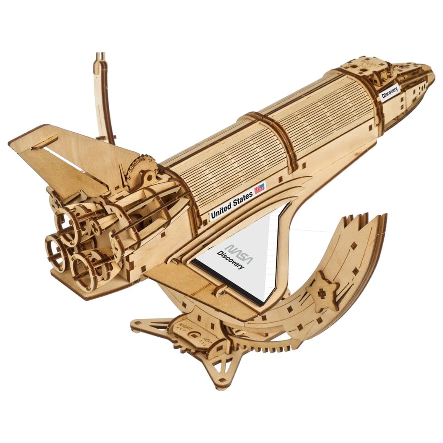 NASA 3D Drvena Slagalica Space Shuttle Discovery fotografija proizvoda
