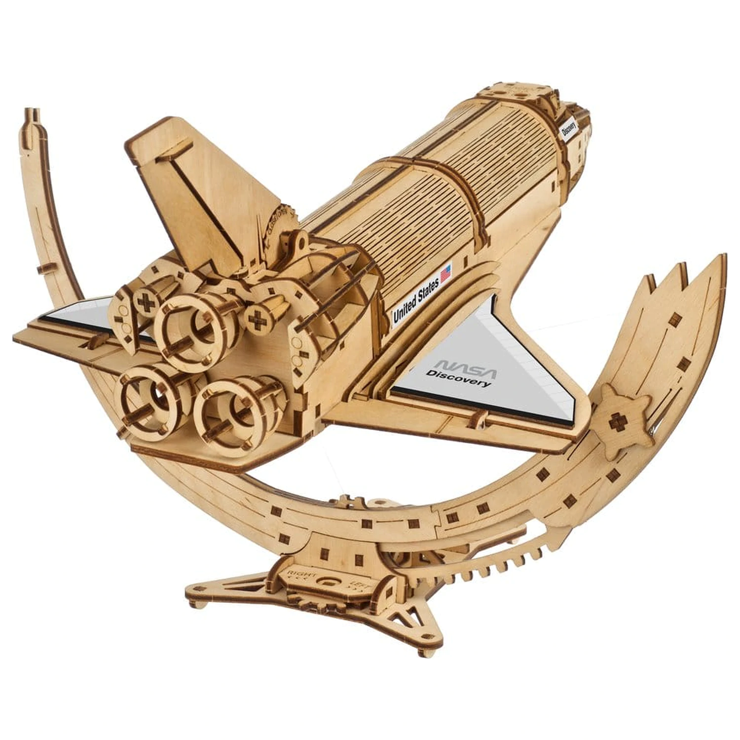 NASA 3D Drvena Slagalica Space Shuttle Discovery fotografija proizvoda