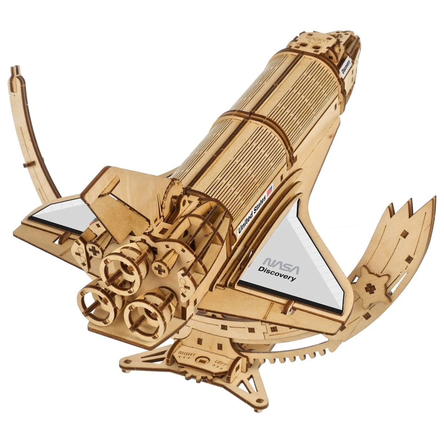 NASA 3D Drvena Slagalica Space Shuttle Discovery fotografija proizvoda