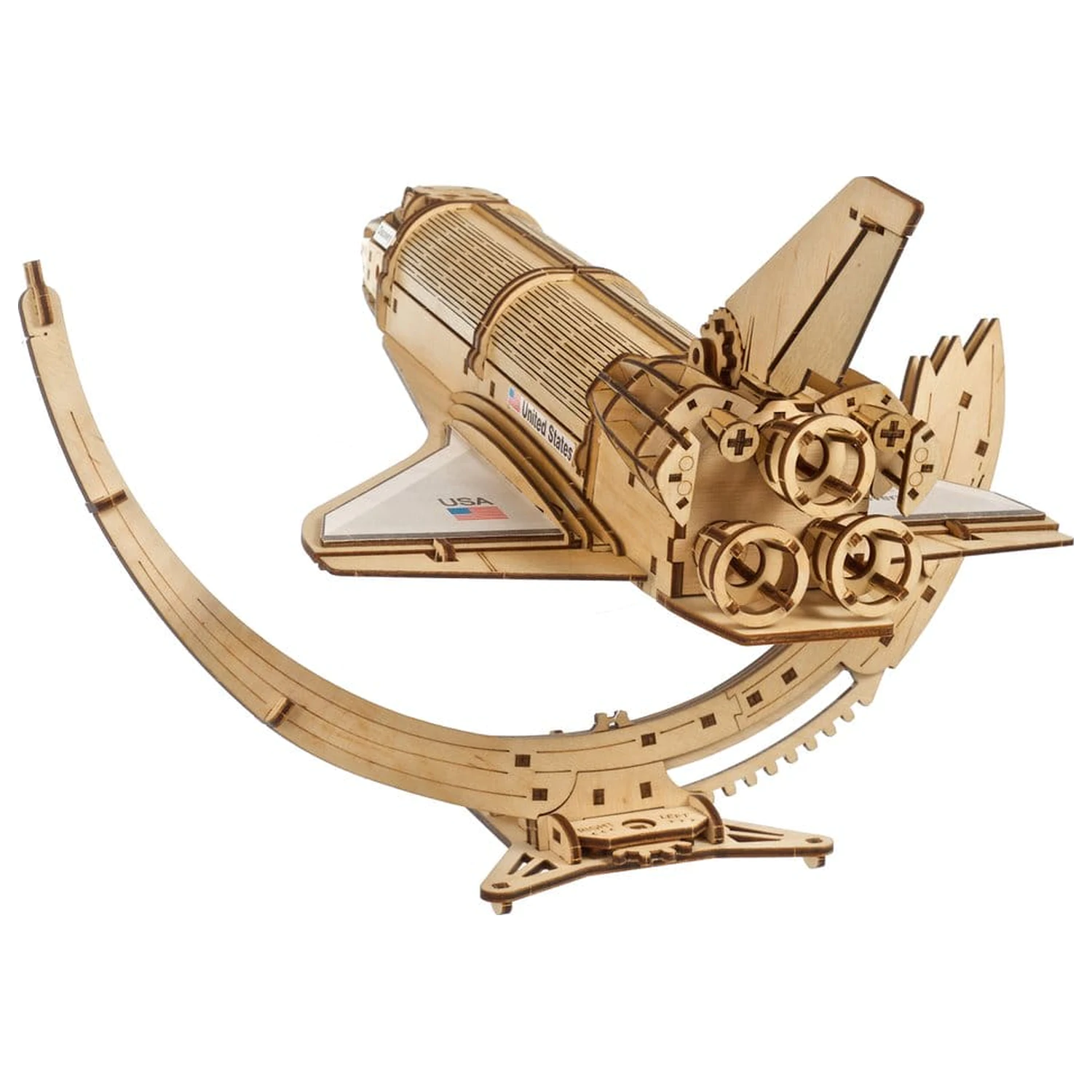 NASA 3D Drvena Slagalica Space Shuttle Discovery fotografija proizvoda