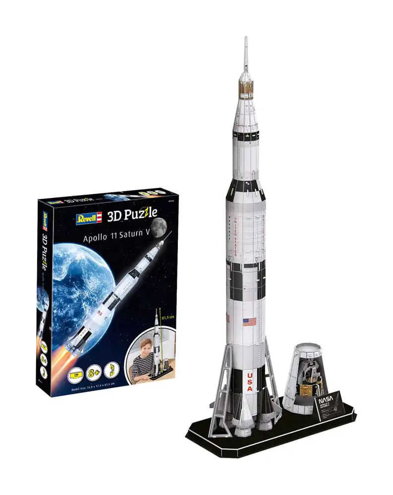 NASA 3D Puzzle Apollo 11 Saturn V 81 cm fotografija proizvoda