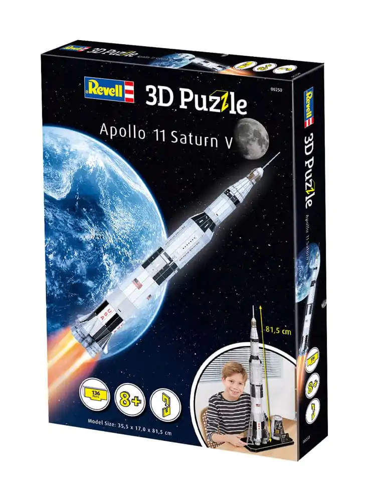 NASA 3D Puzzle Apollo 11 Saturn V 81 cm fotografija proizvoda