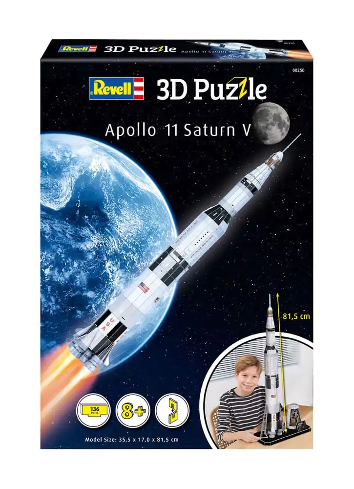 NASA 3D Puzzle Apollo 11 Saturn V 81 cm fotografija proizvoda