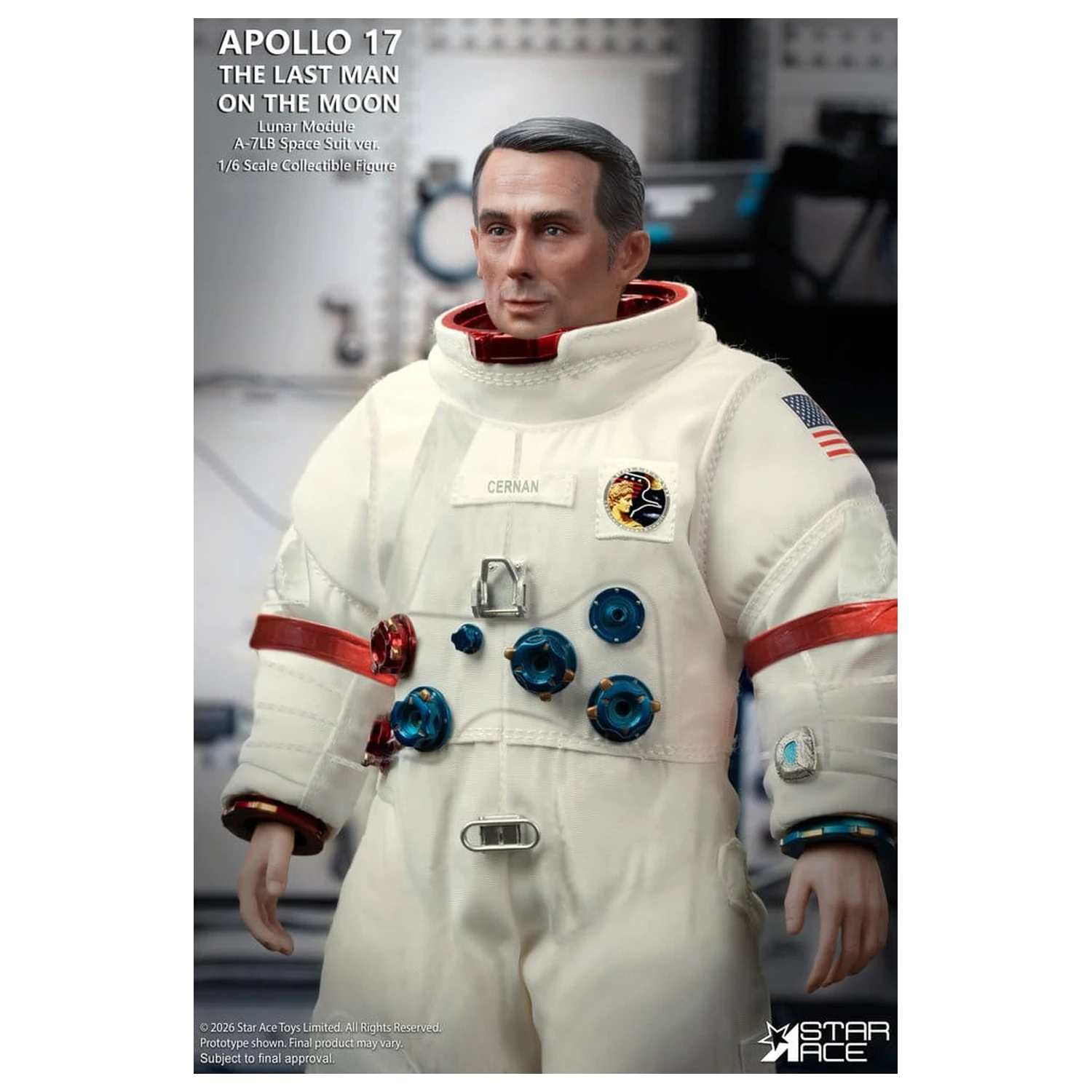 NASA Apollo 17 akcijska figura 1/6 The Last Man on the Moon 30 cm fotografija proizvoda