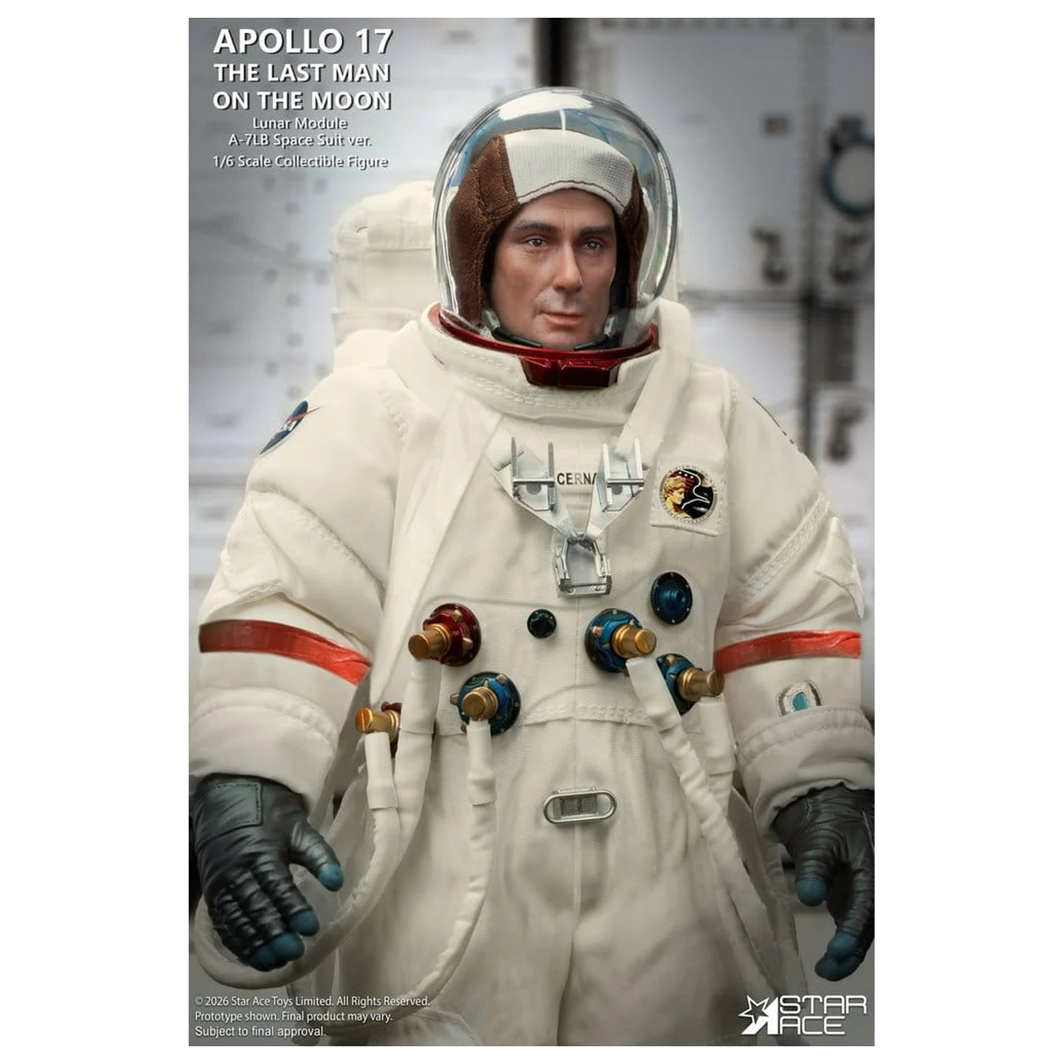 NASA Apollo 17 akcijska figura 1/6 The Last Man on the Moon 30 cm fotografija proizvoda