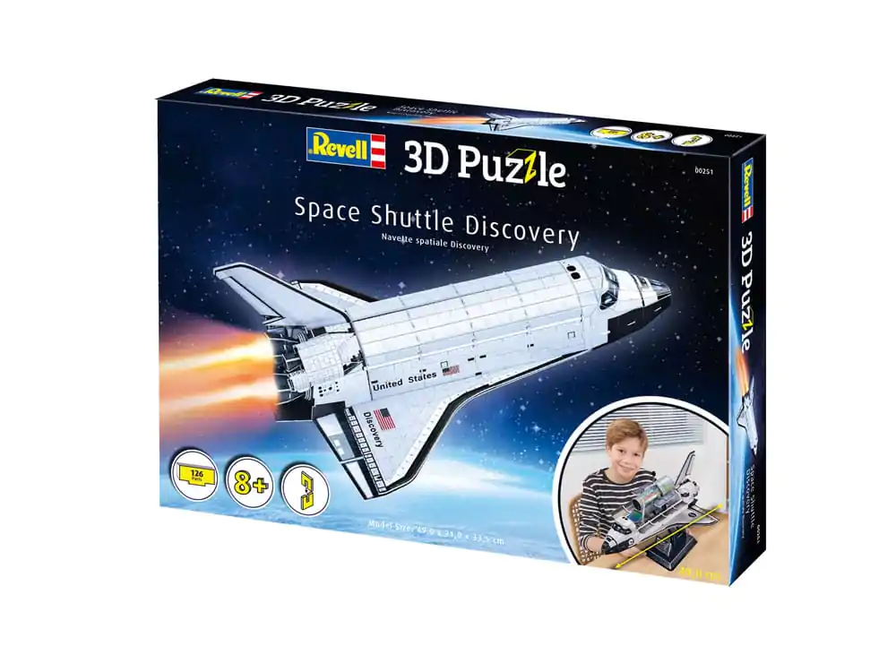 NASA 3D Puzzle Space Shuttle Discovery 49 cm fotografija proizvoda