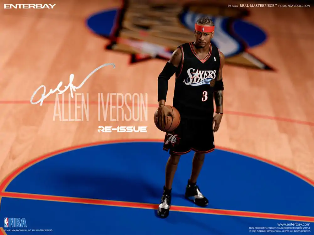 NBA kolekcija Real Masterpiece akcijska figura 1/6 Allen Iverson Limited Retro Edition 30 cm fotografija proizvoda