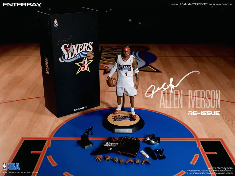 NBA kolekcija Real Masterpiece akcijska figura 1/6 Allen Iverson Limited Retro Edition 30 cm fotografija proizvoda