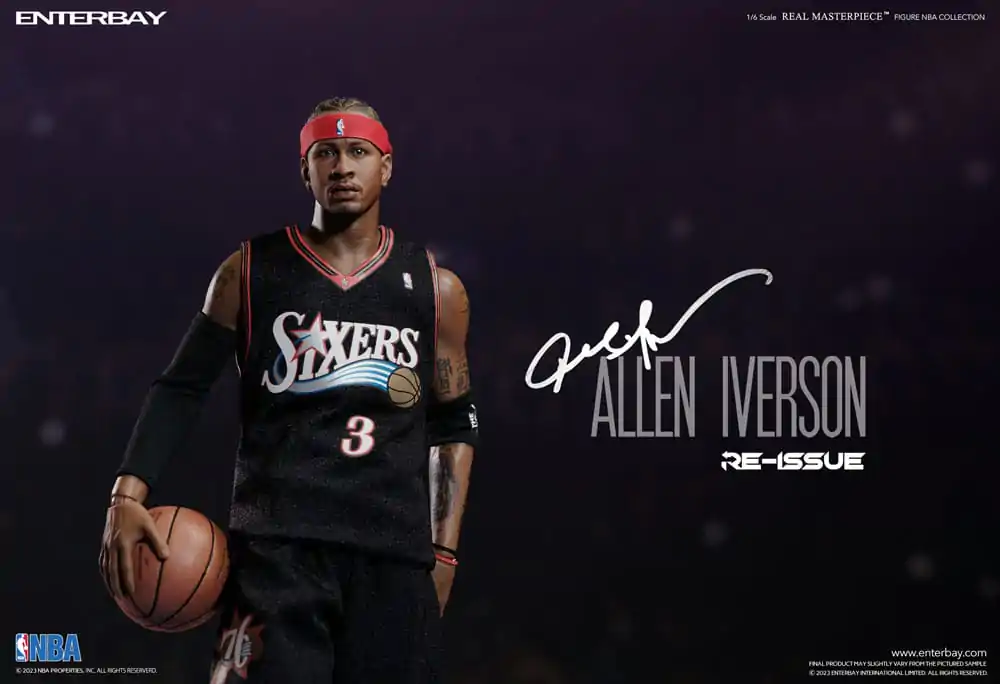 NBA kolekcija Real Masterpiece akcijska figura 1/6 Allen Iverson Limited Retro Edition 30 cm fotografija proizvoda