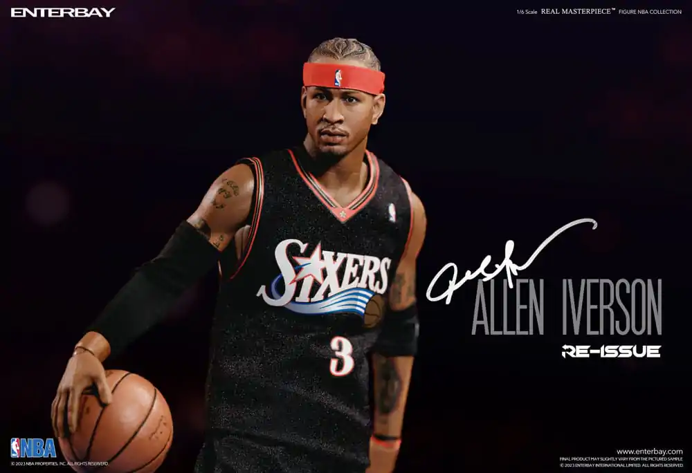 NBA kolekcija Real Masterpiece akcijska figura 1/6 Allen Iverson Limited Retro Edition 30 cm fotografija proizvoda