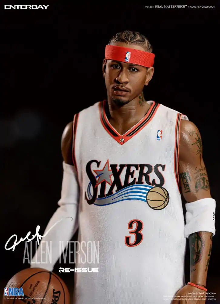 NBA kolekcija Real Masterpiece akcijska figura 1/6 Allen Iverson Limited Retro Edition 30 cm fotografija proizvoda