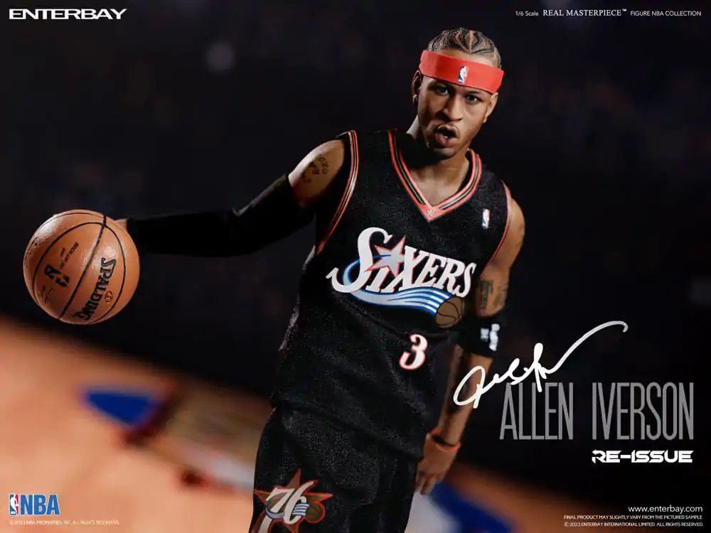 NBA kolekcija Real Masterpiece akcijska figura 1/6 Allen Iverson Limited Retro Edition 30 cm fotografija proizvoda