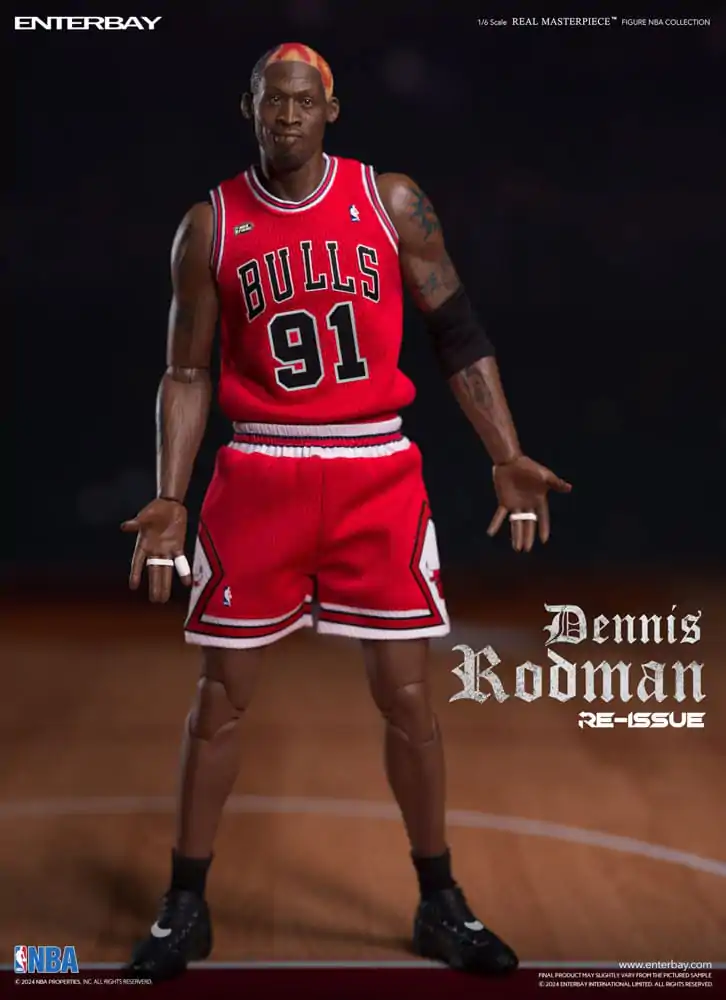 NBA kolekcija Real Masterpiece akcijska figura 1/6 Dennis Rodman Limited Retro Editon 33 cm fotografija proizvoda