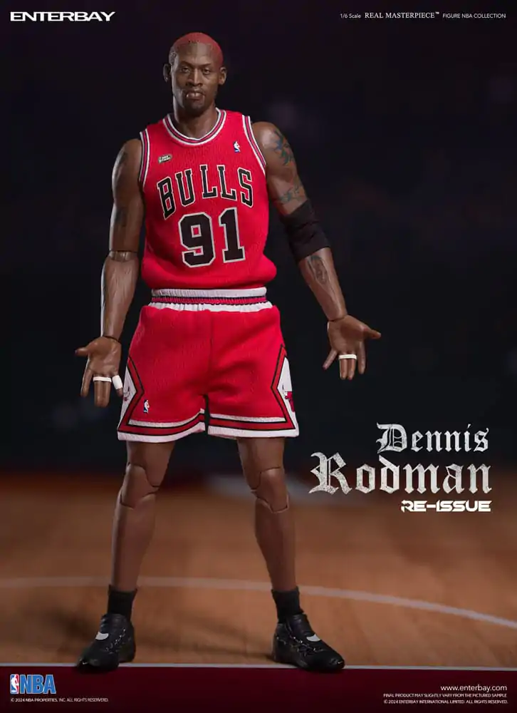 NBA kolekcija Real Masterpiece akcijska figura 1/6 Dennis Rodman Limited Retro Editon 33 cm fotografija proizvoda