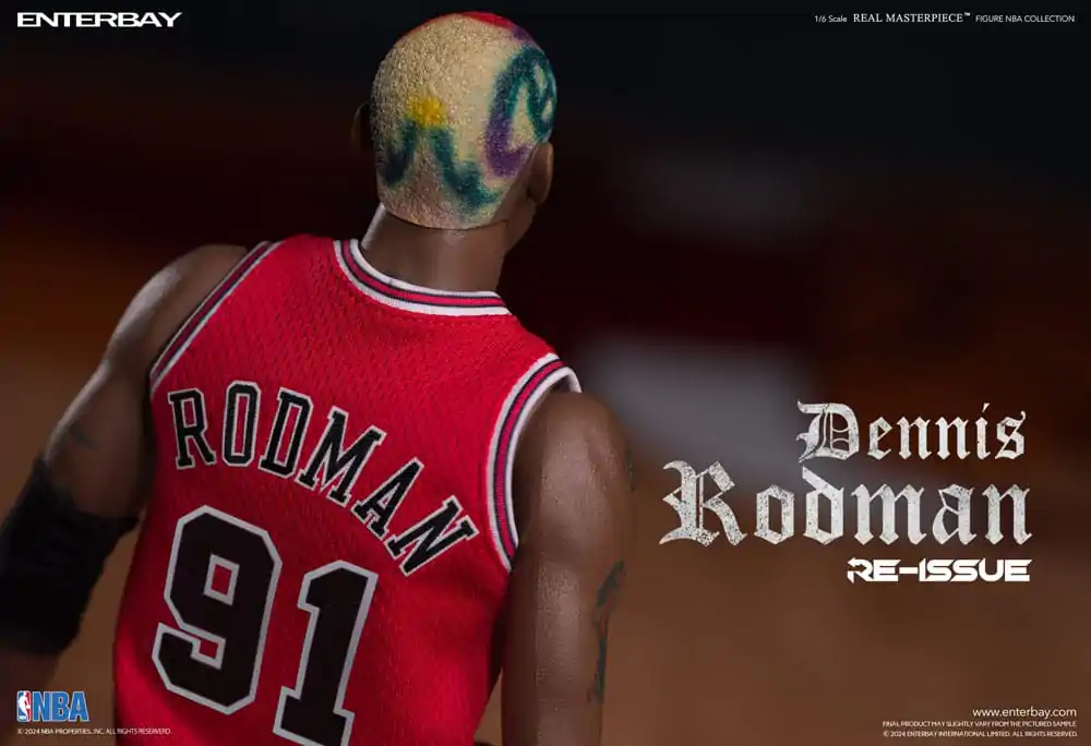 NBA kolekcija Real Masterpiece akcijska figura 1/6 Dennis Rodman Limited Retro Editon 33 cm fotografija proizvoda