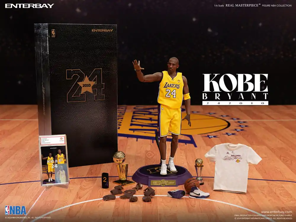 NBA Collection Real Masterpiece akcijska figura 1/6 Kobe Bryant 24 2010 Limited Edition 30 cm fotografija proizvoda