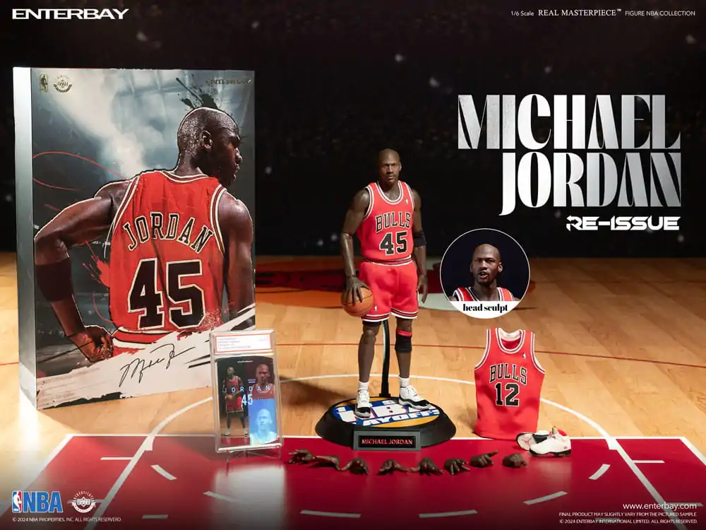 NBA Collection Real Masterpiece akcijska figura 1/6 Michael Jordan I'm Back Edition Limited 30 cm fotografija proizvoda